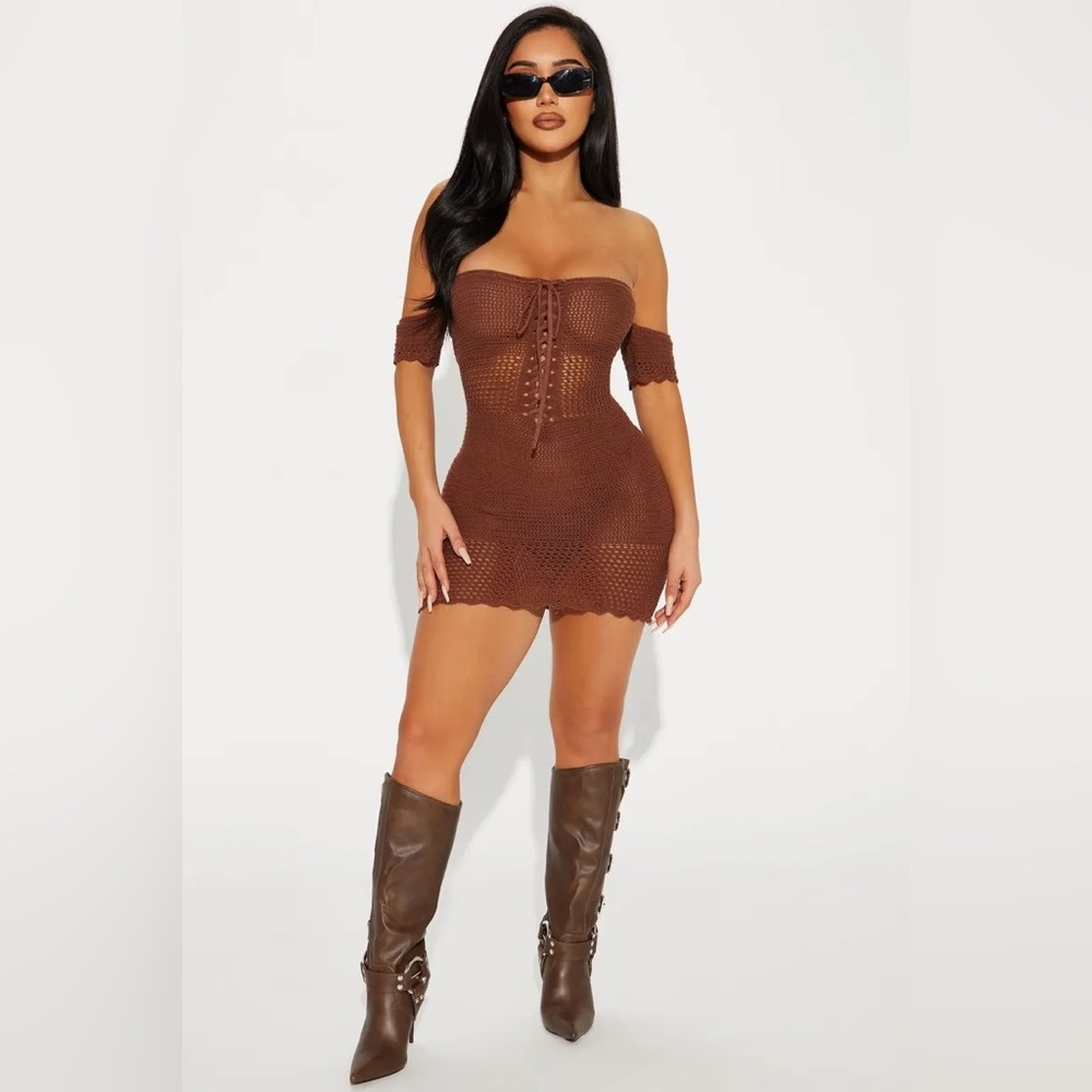 Fashion nova crochet dress